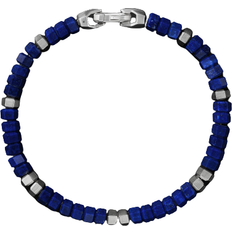 David Yurman Hex Bracelet with Lapis - Silver/Lapis