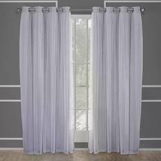 Curtains & Accessories Exclusive Home Catarina Layered52x63"