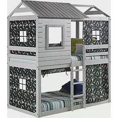 Pink Beds Donco kids Deer Blind Bunk Bed