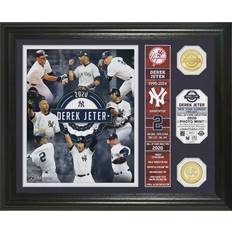 Derek Jeter New York Yankees Highland Mint 2020 Hall of Fame Induction Banner Bronze Coin Photo Mint