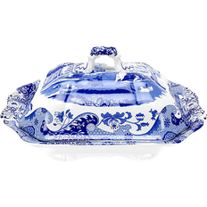 Spode Blue Italian Covered Vegetable Dish Serving