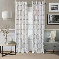 Elrene Kaiden Geometric Curtain Panel 52 x 95 132.08x241.3cm