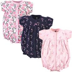 Florals Playsuits Children's Clothing Hudson Baby Rompers - Pink Flamingo (10152681)