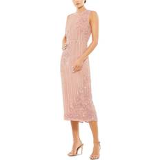 Mac Douglas Sequined Midi Dress - Rose