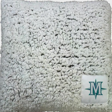 Logo Brands Seattle Mariners Frosty Sherpa Pillow