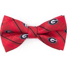 Polyester Ties Eagles Wings Georgia Bulldogs Bow Oxford Tie - Red