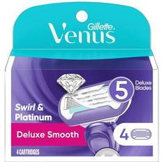 Razors & Razor Blades Gillette Deluxe Smooth Swirl & Platinum 4-pack