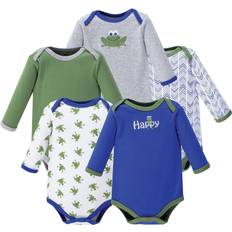 Boys - Green Bodysuits Luvable Friends Long Sleeve Bodysuits 5-pack - Frog (10138234)