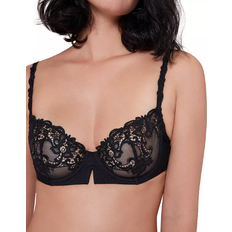 Simone Pérèle Saga Sheer Demi Bra - Black