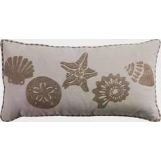 Rizzy Home Shells Coastal Complete Decoration Pillows Beige (53.34x27.94cm)
