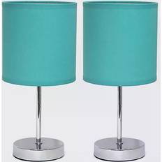 Silver Table Lamps Simple Designs Mini Basic 2-pack Table Lamp 30.2cm 2pcs