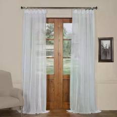 Solid Rod Pocket Sheer Curtain 127x304.8cm