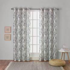 Curtains on sale Exclusive Home Branches Linen Blend54x96"