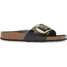 Birkenstock Madrid Big Buckle Sandal - High Shine Black