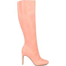 Journee Collection Glenda Wide Calf - Coral