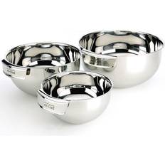 Utensilios de repostería All-Clad 3-Piece Stainless Steel Bowl Set Recipiente Mezclador 4.73 L