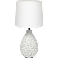 Simple Designs Stucco Table Lamp 14.2"