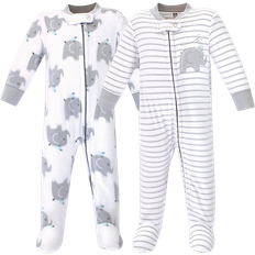 Elephants Night Garments Hudson Fleece Sleep and Play 2-pack - Elephants (10153871)