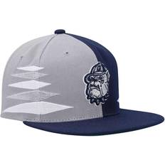 Mitchell and ness keps Mitchell & Ness Georgetown Hoyas Diamond Cut Snapback Hat Men - Navy/Gray