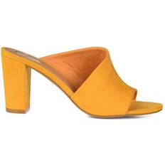 Women - Yellow Heels & Pumps Journee Collection Allea Standard - Mustard