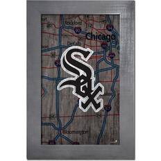 Fan Creations Chicago White Sox Framed Team City Map Sign