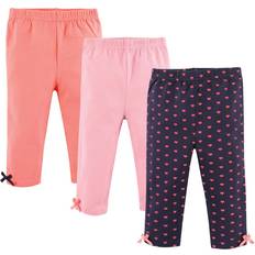 Hudson Infant Leggings with Ankle Bows 3-Pack - Hearts (10151190)