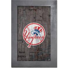 Fan Creations New York Yankees Framed Team City Map Sign