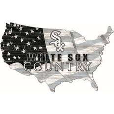 Fan Creations Chicago White Sox USA Flag Cutout Sign