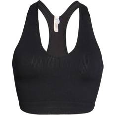 Free People Women Bras Free People Free Throw Crop Sports Bra - Black