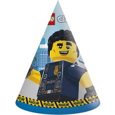 Børnefester Festhatte Procos Lego City festhatte 6 hatte