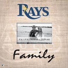 Fan Creations Tampa Bay Rays Burlap Pattern Frame