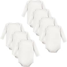 Luvable Friends Long Sleeve Bodysuits 7-pack - White (10138092)