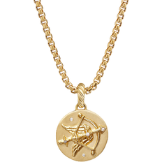 David Yurman Sagittarius Amulet - Gold/Diamond