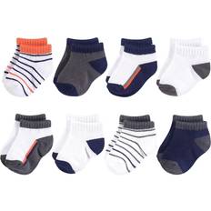 12-18M Socks Yoga Sprout No Show Socks 8-pack - Orange/Charcoal (10794203)