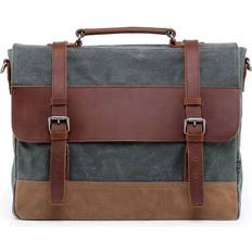 Cotton Briefcases TSD Brand Fountain Valley Briefcase - Teal