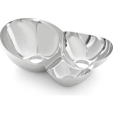 Chip and dip Nambe Pulse Chip & Dip Serving Bowl