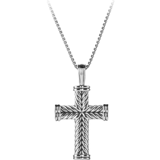 David Yurman Men Charms & Pendants David Yurman Chevron Cross Enhancer - Silver