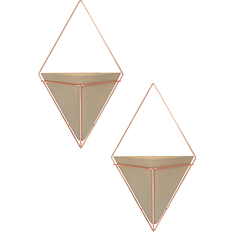 Umbra Wandaufbewahrungs-Schale Trigg Aus Keramik 2 Stück 7.112cm