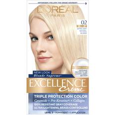 Natural hair dye L'Oréal Paris Excellence Creme Level 3 Permanent Haircolor 02 Extra Light Natural Blonde