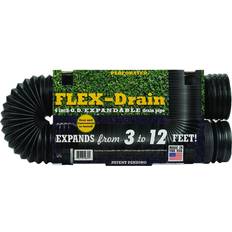 FLEX-Drain 4 in. x 12 ft. Copolymer Perforated Drain Pipe, Black