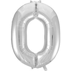 Folieballong Silver, nr 0