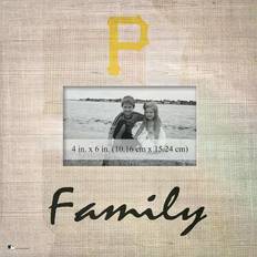 Fan Creations Pittsburgh Pirates Burlap Pattern Frame