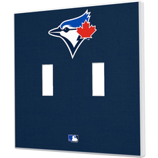 Strategic Printing Toronto Blue Jays Solid Design Double Toggle Light Switch Plate