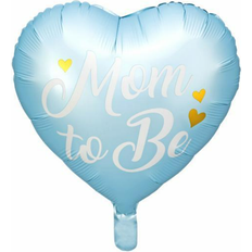 Baby Shower Tekst- & Temaballoner PartyDeco Mom To Be Folieballon Blå