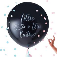 Baby Ballonnen met Tekst & Thema Ginger Ray Gender Reveal Ballon Groot Brother or Sister (90cm)