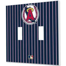 Strategic Printing Los Angeles Angels 1986-1992 Cooperstown Pinstripe Double Toggle Light Switch Plate