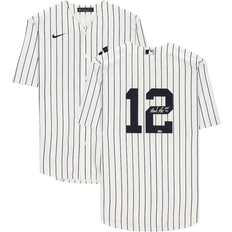 Fanatics New York Yankees Wade Boggs HOF 05 Inscription Autographed White Nike Replica Jersey