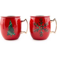 Moscow mule cups Cambridge Silversmiths Christmas Moscow Mule Cup & Mug 59.1cl 2pcs