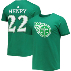 Tennessee Titans T-shirts Fanatics Derrick Henry Tennessee Titans St. Patrick's Day Icon Player T-Shirt