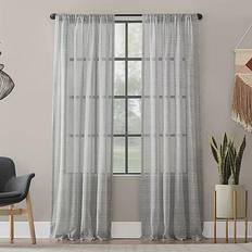 Curtains & Accessories Clean Window Textured Slub Anti-Dust